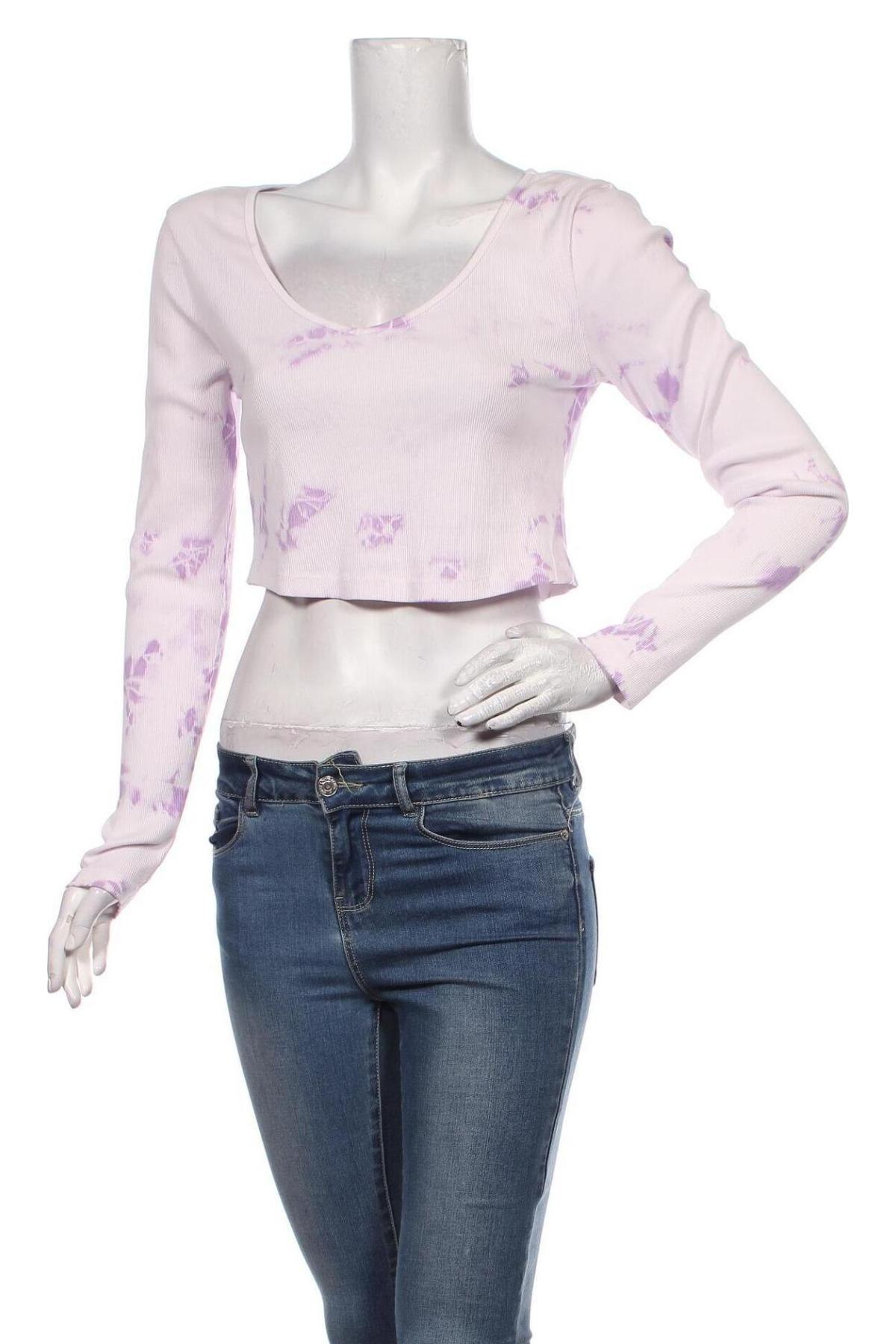 Γυναικεία μπλούζα ONLY, Μέγεθος L, Χρώμα Βιολετί, 95% βαμβάκι, 5% ελαστάνη, Τιμή 17,32 €