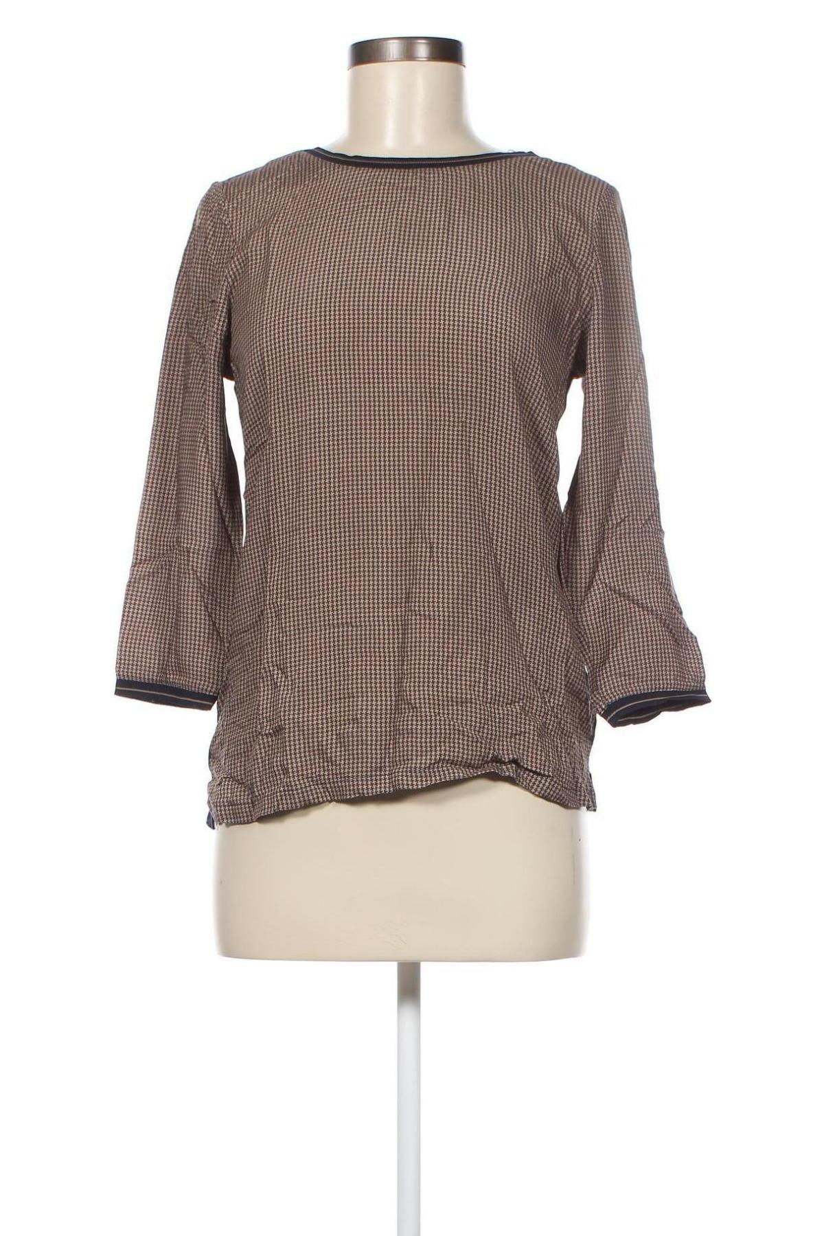 Γυναικεία μπλούζα Tom Tailor, Μέγεθος XS, Χρώμα Καφέ, Βισκόζη, Τιμή 17,32 €