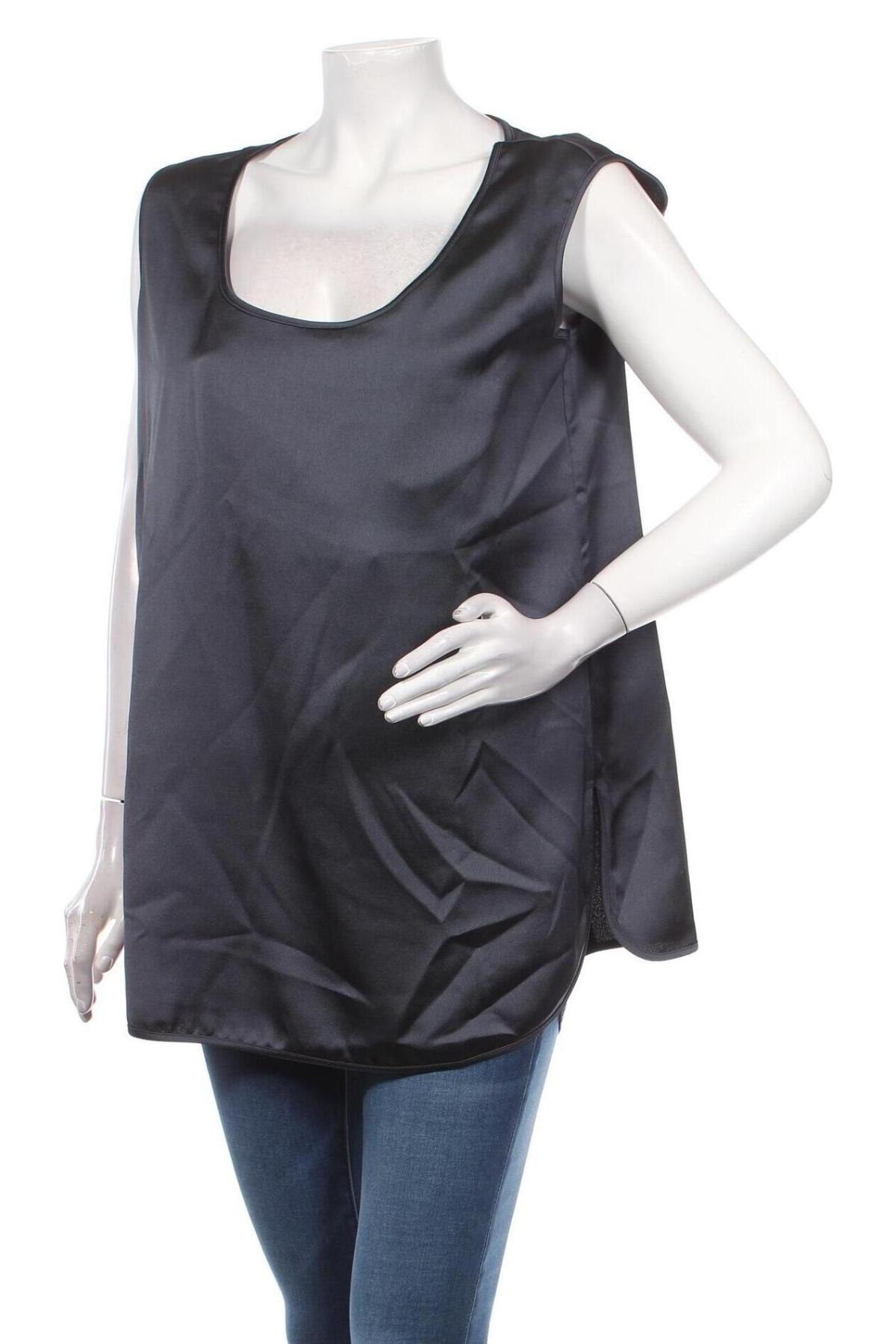 Γυναικείο αμάνικο μπλουζάκι Marina Rinaldi, Μέγεθος L, Χρώμα Μπλέ, 100% πολυεστέρας, Τιμή 86,78 €