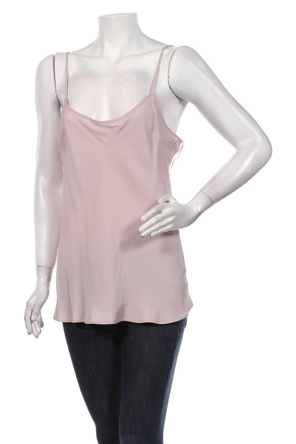 Γυναικείο αμάνικο μπλουζάκι Max Mara Studio, Μέγεθος L, Χρώμα Ρόζ , 89% ασετάτ, 6% μετάξι, 5% πολυαμίδη, Τιμή 79,10 €