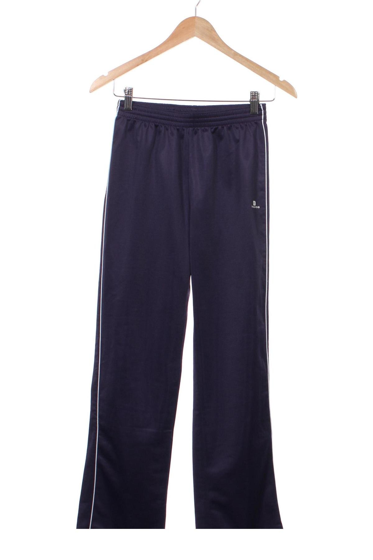 Pantaloni de trening, pentru copii Domyos, Mărime 10-11y/ 146-152 cm, Culoare Albastru, Preț 7,90 Lei