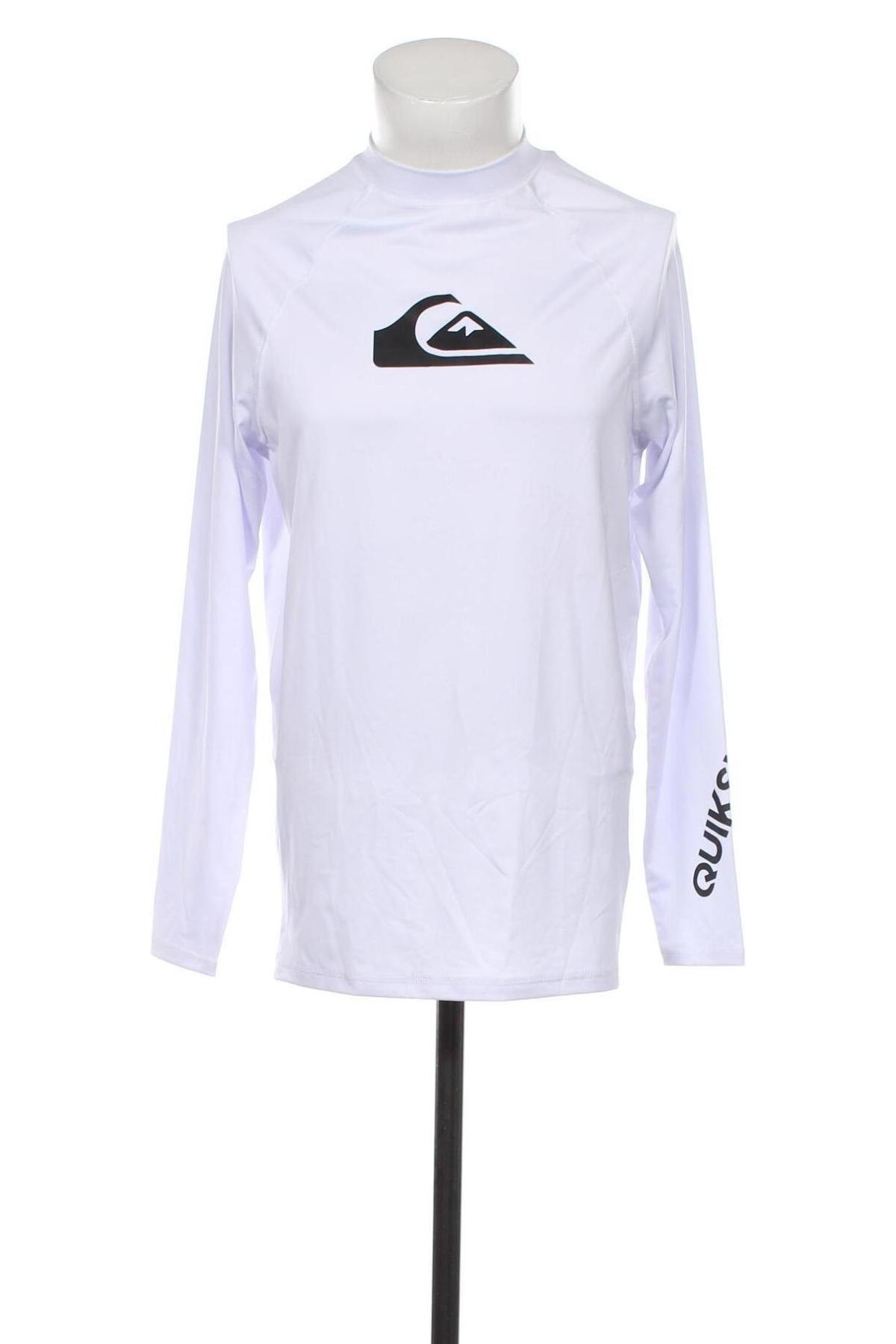 Мъжка спортна блуза Quiksilver, Размер L, Цвят Бял, Цена 96,00 лв.