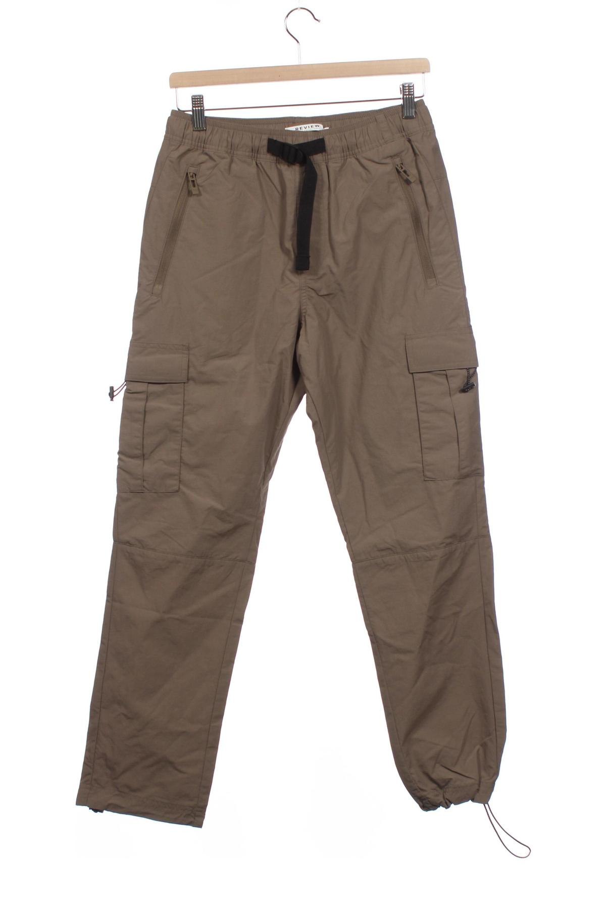 Pantaloni trening de bărbați Review, Mărime XS, Culoare Maro, Preț 381,58 Lei