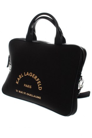 Чанта за лаптоп Karl Lagerfeld, Цвят Черен, Цена 159,00 лв.