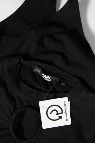 Дамска блуза - боди Karl Lagerfeld, Размер S, Цвят Черен, Цена 211,00 лв.