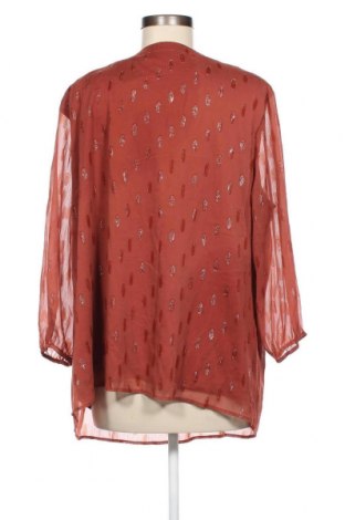Γυναικεία μπλούζα Ambria, Μέγεθος XXL, Χρώμα Καφέ, Τιμή 9,52 €