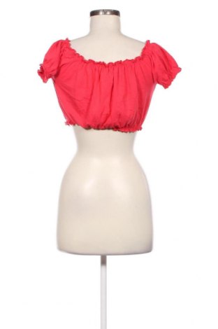 Дамска блуза Bershka, Размер S, Цвят Червен, Цена 5,65 лв.
