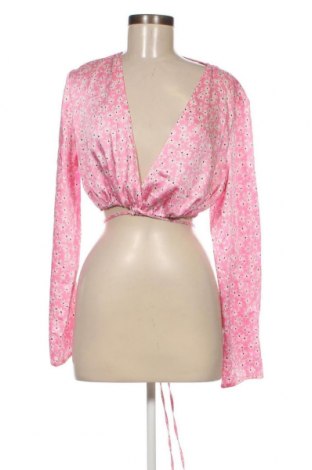 Дамска блуза Bershka, Размер XL, Цвят Многоцветен, Цена 19,00 лв.
