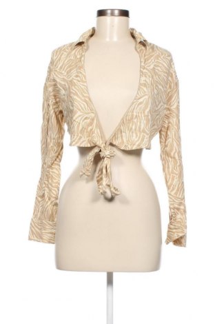 Дамска блуза Bershka, Размер S, Цвят Бежов, Цена 5,51 лв.