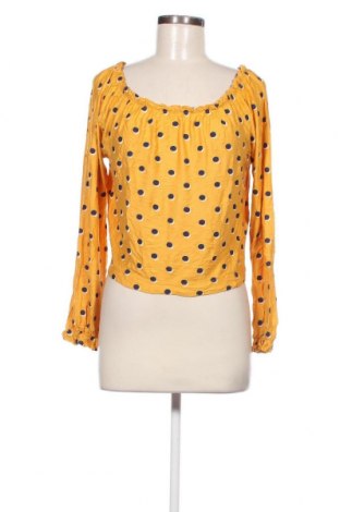 Дамска блуза Bershka, Размер M, Цвят Жълт, Цена 10,45 лв.