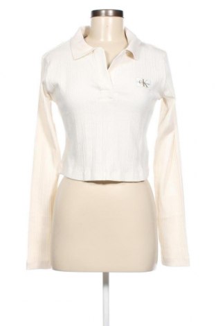 Γυναικεία μπλούζα Calvin Klein Jeans, Μέγεθος XL, Χρώμα Εκρού, Τιμή 63,40 €