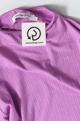 Bluzka damska Calvin Klein Jeans, Rozmiar XL, Kolor Fioletowy, Cena 203,27 zł