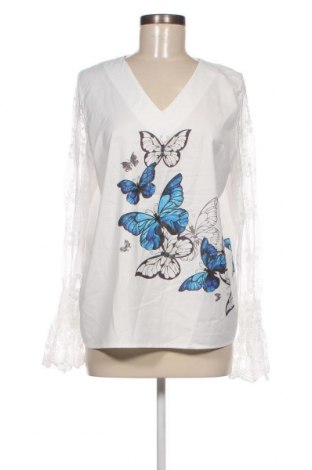 Γυναικεία μπλούζα ChicMe, Μέγεθος M, Χρώμα Λευκό, Τιμή 3,41 €