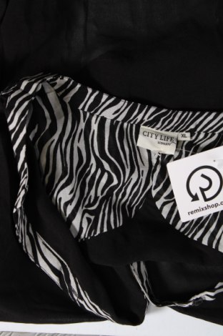 Γυναικεία μπλούζα City life, Μέγεθος XL, Χρώμα Μαύρο, Τιμή 1,76 €