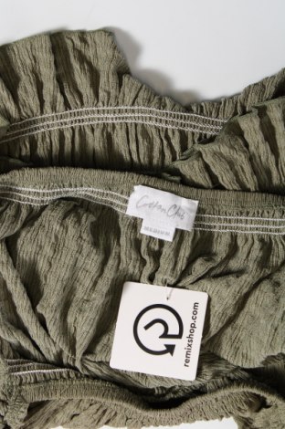 Γυναικεία μπλούζα Cotton Club, Μέγεθος M, Χρώμα Πράσινο, Τιμή 2,82 €