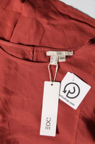 Γυναικεία μπλούζα Edc By Esprit, Μέγεθος S, Χρώμα Καφέ, Τιμή 3,71 €