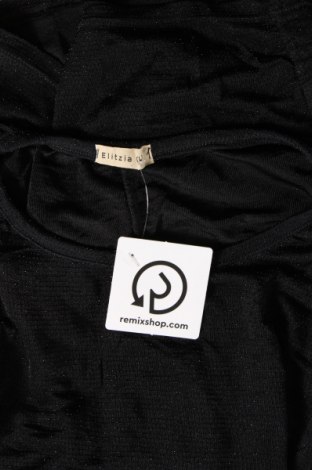 Γυναικεία μπλούζα Elitzia, Μέγεθος L, Χρώμα Μαύρο, Τιμή 2,82 €