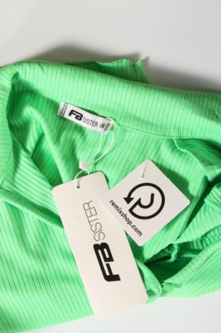 Дамска блуза Fb Sister, Размер XS, Цвят Зелен, Цена 14,88 лв.