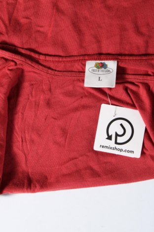 Γυναικεία μπλούζα Fruit Of The Loom, Μέγεθος L, Χρώμα Κόκκινο, Τιμή 3,06 €