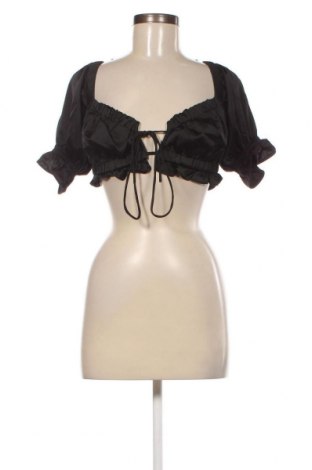 Γυναικεία μπλούζα Gina Tricot, Μέγεθος M, Χρώμα Μαύρο, Τιμή 5,57 €