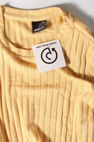 Дамска блуза Gina Tricot, Размер XS, Цвят Жълт, Цена 15,00 лв.