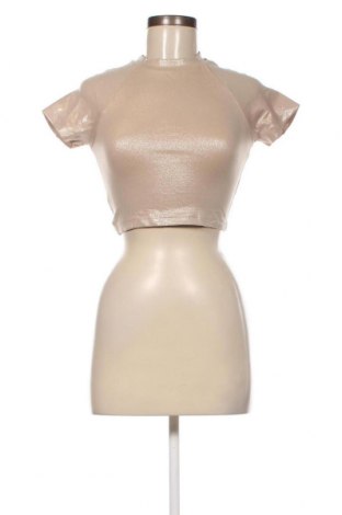 Дамска блуза Gina Tricot, Размер S, Цвят Бежов, Цена 6,00 лв.