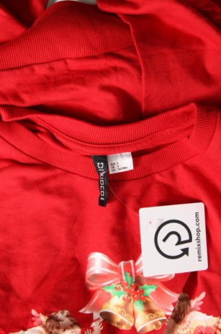 Damen Shirt H&M Divided, Größe S, Farbe Rot, Preis 2,12 €