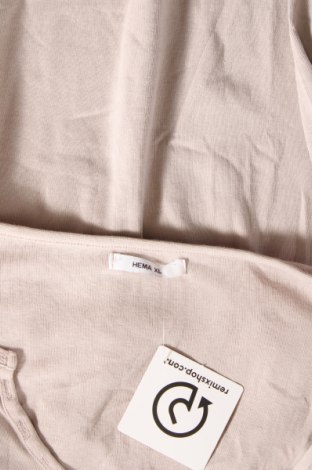 Γυναικεία μπλούζα Hema, Μέγεθος XL, Χρώμα  Μπέζ, Τιμή 3,53 €