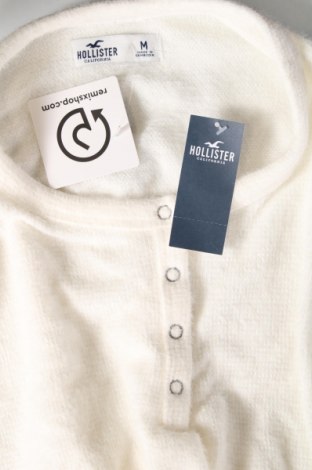 Γυναικεία μπλούζα Hollister, Μέγεθος M, Χρώμα Λευκό, Τιμή 5,57 €