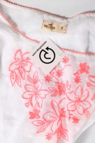 Γυναικεία μπλούζα Hollister, Μέγεθος M, Χρώμα Λευκό, Τιμή 3,71 €