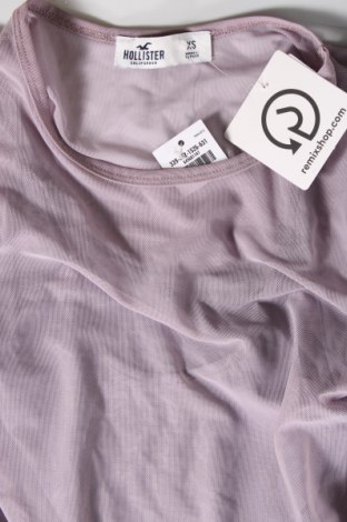 Γυναικεία μπλούζα Hollister, Μέγεθος XS, Χρώμα Βιολετί, Τιμή 5,20 €