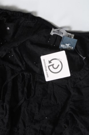 Γυναικεία μπλούζα Hollister, Μέγεθος XS, Χρώμα Μαύρο, Τιμή 5,57 €