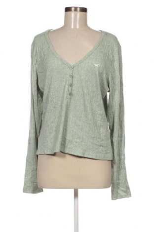 Γυναικεία μπλούζα Hollister, Μέγεθος XXL, Χρώμα Πράσινο, Τιμή 4,46 €