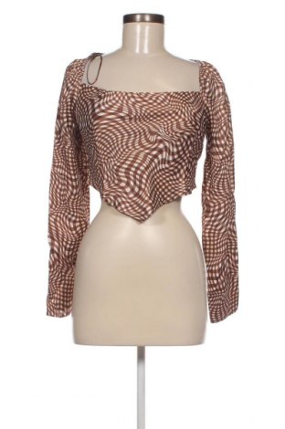 Дамска блуза Jennyfer, Размер S, Цвят Кафяв, Цена 7,44 лв.