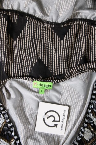 Damen Shirt K-design, Größe L, Farbe Mehrfarbig, Preis 2,51 €