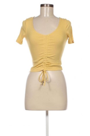 Дамска блуза Lindex, Размер XS, Цвят Жълт, Цена 7,44 лв.
