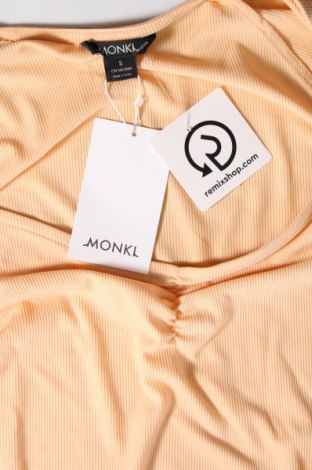 Γυναικεία μπλούζα Monki, Μέγεθος S, Χρώμα  Μπέζ, Τιμή 4,02 €
