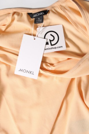 Γυναικεία μπλούζα Monki, Μέγεθος XS, Χρώμα  Μπέζ, Τιμή 4,02 €