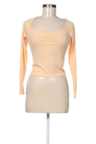 Γυναικεία μπλούζα Monki, Μέγεθος XS, Χρώμα  Μπέζ, Τιμή 4,02 €
