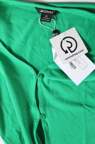 Γυναικεία μπλούζα Monki, Μέγεθος XS, Χρώμα Πράσινο, Τιμή 5,73 €
