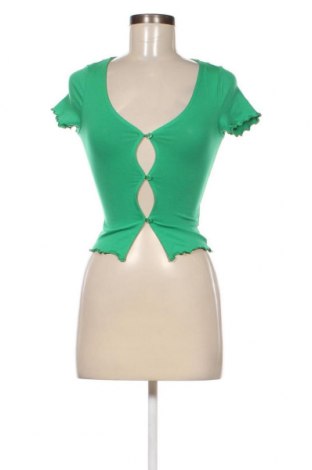 Γυναικεία μπλούζα Monki, Μέγεθος XS, Χρώμα Πράσινο, Τιμή 5,73 €