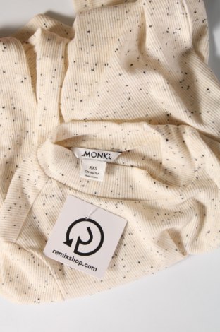 Γυναικεία μπλούζα Monki, Μέγεθος XXS, Χρώμα Εκρού, Τιμή 8,44 €