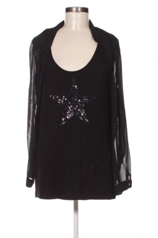 Γυναικεία μπλούζα Ms Mode, Μέγεθος XL, Χρώμα Μαύρο, Τιμή 9,05 €