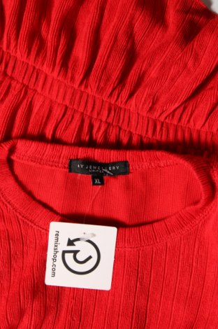 Γυναικεία μπλούζα My Jewellery, Μέγεθος XL, Χρώμα Κόκκινο, Τιμή 5,05 €