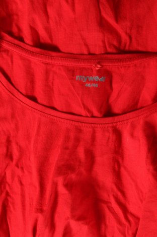 Дамска блуза My Wear, Размер XXL, Цвят Червен, Цена 11,59 лв.