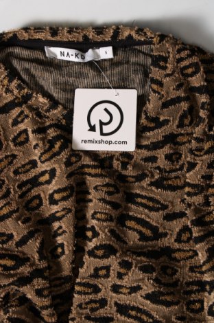 Дамска блуза NA-KD, Размер S, Цвят Кафяв, Цена 4,80 лв.