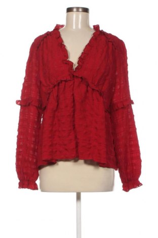 Γυναικεία μπλούζα NA-KD, Μέγεθος M, Χρώμα Κόκκινο, Τιμή 6,68 €