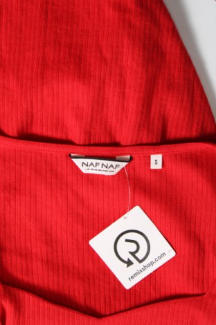 Дамска блуза Naf Naf, Размер S, Цвят Червен, Цена 72,00 лв.