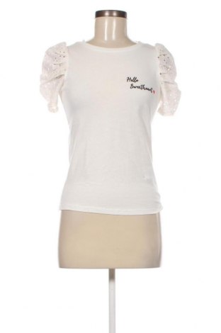 Γυναικεία μπλούζα Naf Naf, Μέγεθος XS, Χρώμα Λευκό, Τιμή 37,11 €
