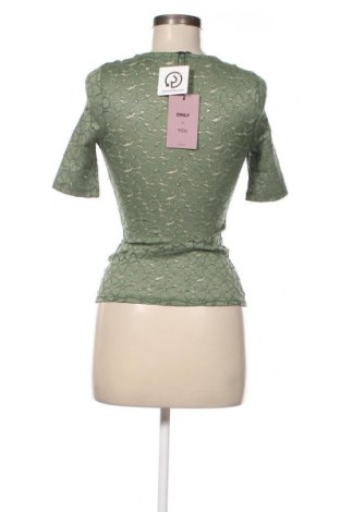 Γυναικεία μπλούζα ONLY, Μέγεθος XS, Χρώμα Πράσινο, Τιμή 4,12 €